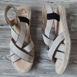 Kanna Star-Crossed Espadrille Sandals Women's Size 42 US 11.5
